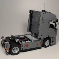 1073pcs moc engineering fh tractor unit building blocks model vehicle car bricks set educational diy toys for children boy gifts