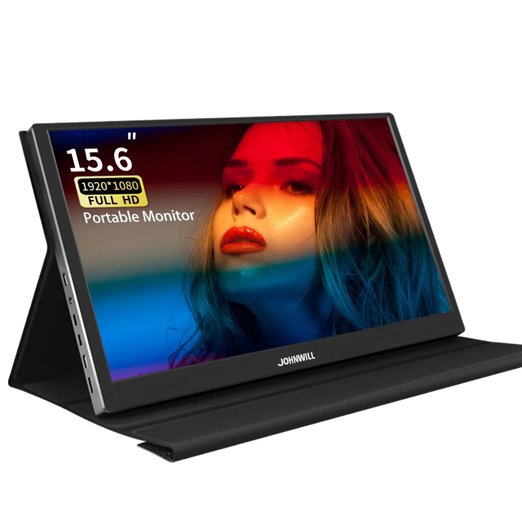 4k portable monitor 15 6 inch 3840x2160 ips lcd display hdmi dp type c for pc laptop phone ps4 switch xbox 1080p gaming monitor free global shipping