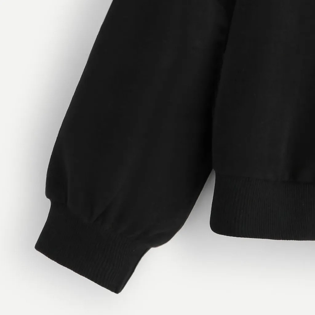 40! Лоскутные женские толстовки с капюшоном, расшитые блестками, свитер с круглым вырезом, пуловер harajuku femme sudadera mujer, одежда