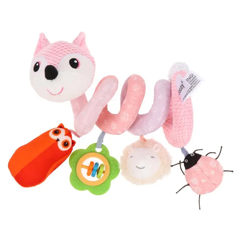 

Lovely Baby Crib Spiral Animal Toy Baby Pram Hanging Pendant Plush Infant Toy