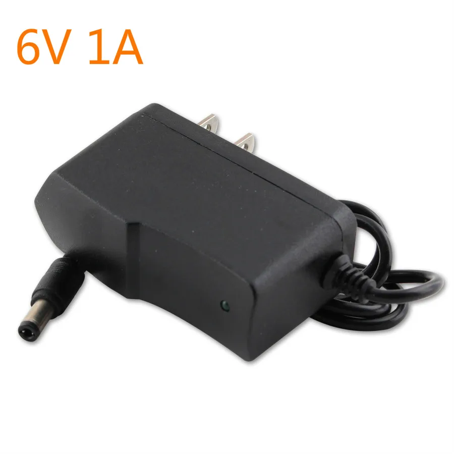 9V адаптер питания DC 5V 6V 9V 12V 24V 1A Универсальный адаптер питания от 220V до 12V AC DC US EU штекер для светодиодной ленты светильник - Цвет: 6V 1A