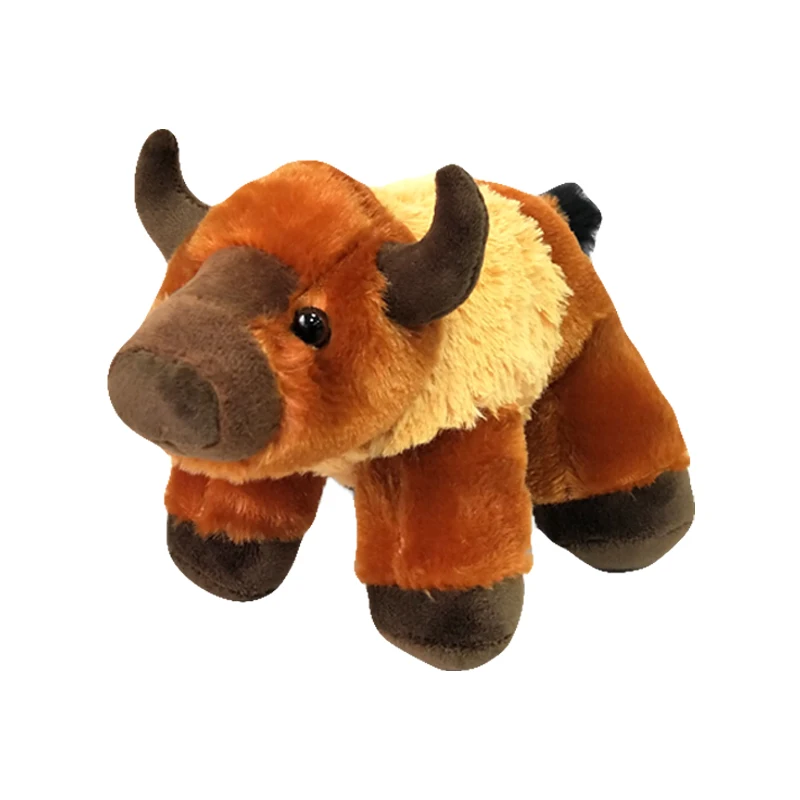 Новое поступление 25 см милые плюшевые игрушки в виде буйвола мультяшная Аниме
