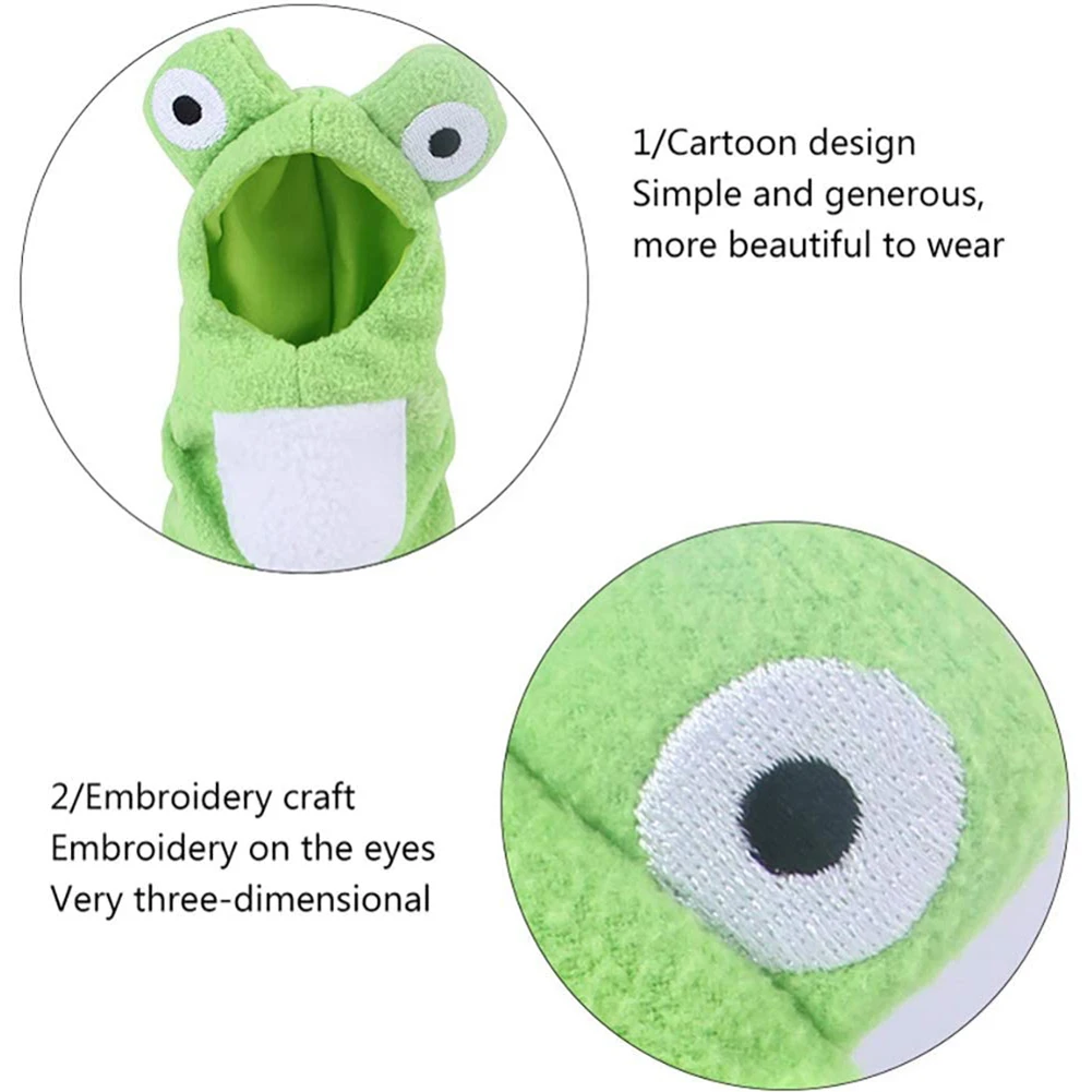 Забавная одежда в форме лягушки с птицами костюм попугаев для косплея зимняя