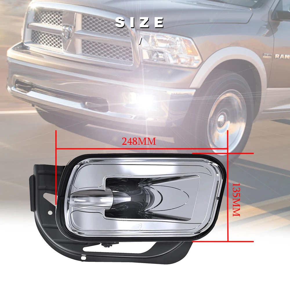 Для Dodge Ram 1500 2500 3500 2009-2012 Pick up 09-12 Автомобильная светодиодный ная противотуманная