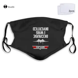 Потому что меня инвертировали вдохновил фильм том круиз F14 маска для лица фильтрующая карманная ткань многоразовая Моющаяся