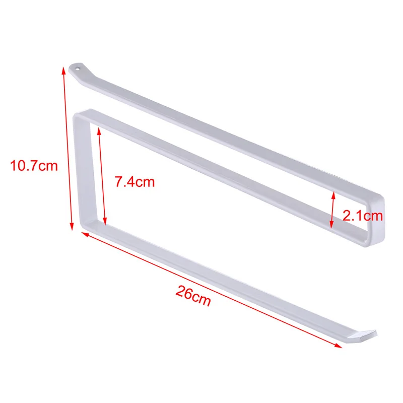 

Iron Cabinet Holder Toilet Roll Towel Storage Rack Hanger for Home Wardrobe Shelf Kitchen Bathroom Seamless Organizer 27x10.8cm