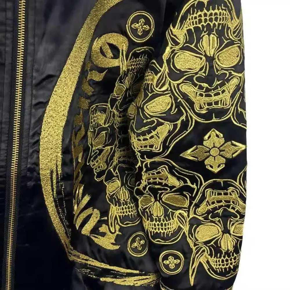 2020 Tide бренд Evisu подлинное мужское зимнее повседневное мягкое пальто теплая