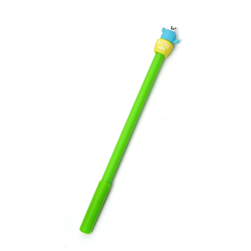 

4PCS Cactus Potted Gel Pen Refill Stationery Gift Black Ink School Office