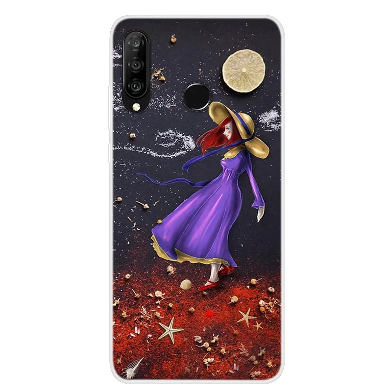 Популярный чехол для huawei Nova 4e, чехол 6,15 дюйма, силиконовый крутой чехол с принтом, мягкий ТПУ чехол для телефона, для huawei P30 lite, чехол Nova 4e Funda - Цвет: as photo 19