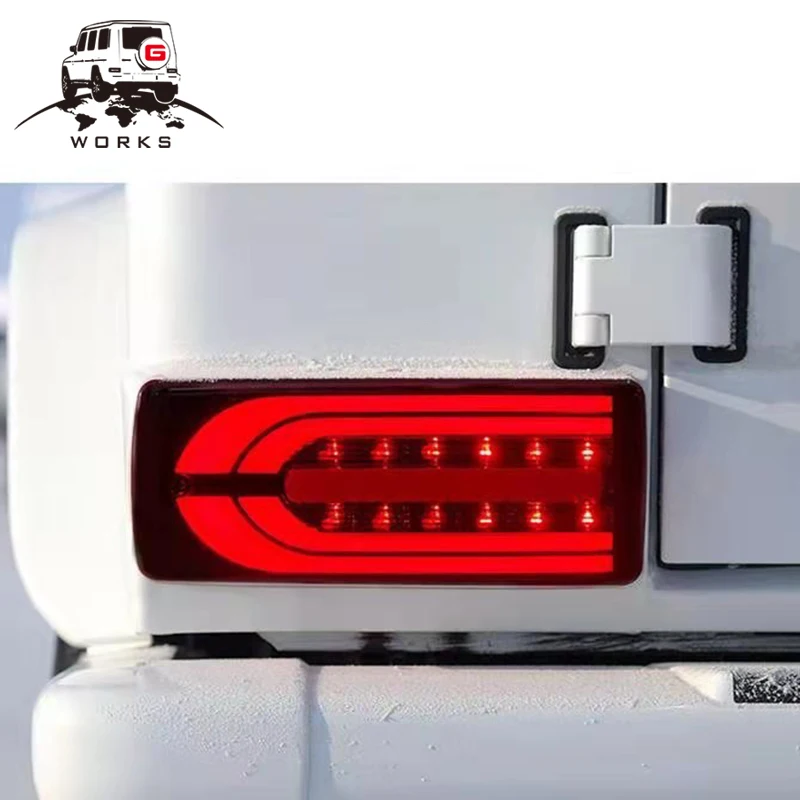 

Новый товар, задний светодиодный фонарь ABS + задний фонарь, задний светодиодный фонарь для G класса W463, задний фонарь tai светильник