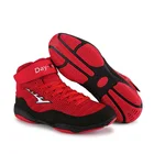 Мужская обувь для бокса, борьбы, тяжелой атлетики, мягкие дышащие Сапоги для боя, тяжелой атлетики