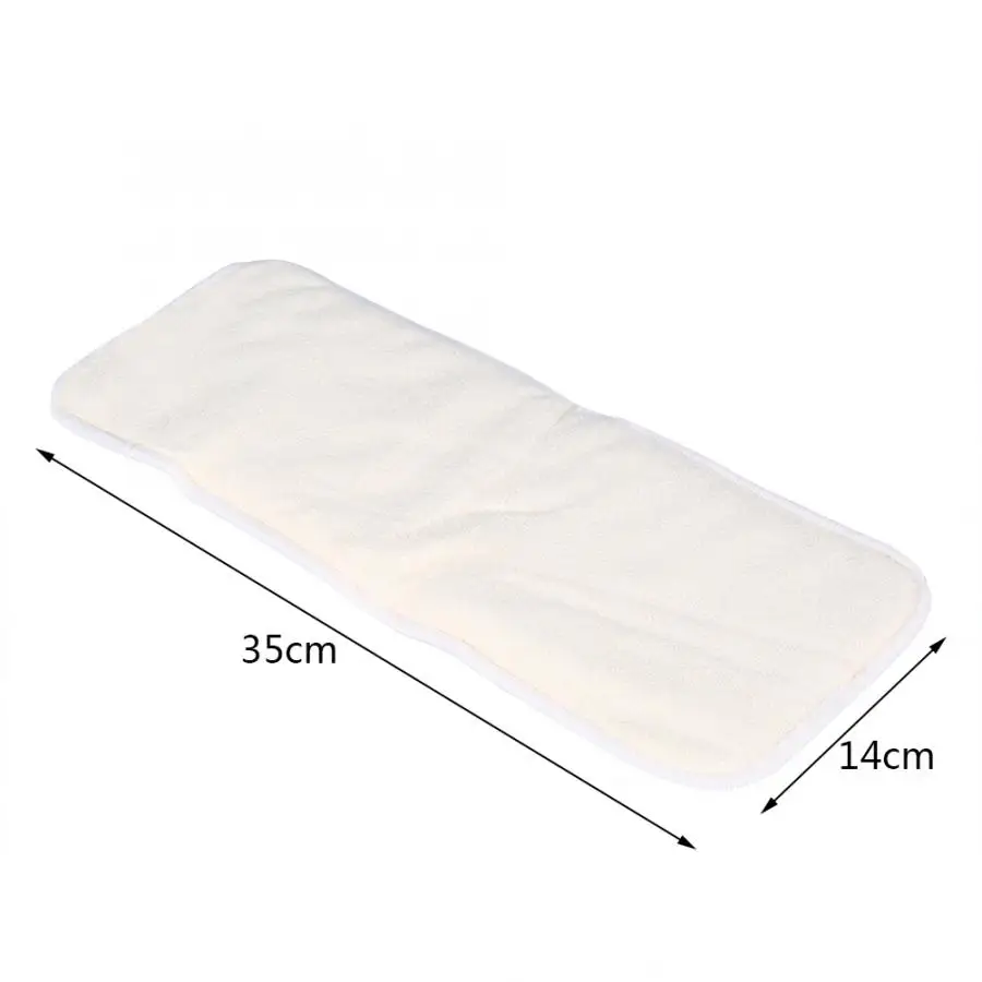 1 шт. пеленки вставки повторного использования 5 Слои площадку бамбуковое волокно