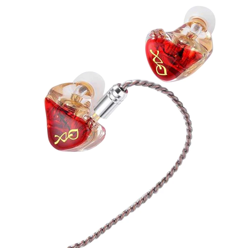 DZX Headphone Resin Inverted Mold Game Earplug Monitor with Microphone Wire Control Headset 0.78 Dual-Pin Plug | Электроника
