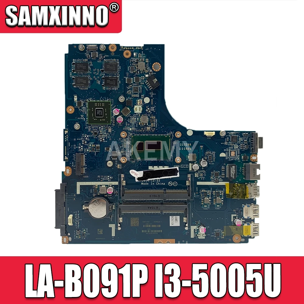

New Mainboard For Lenovo Ideapad B50-70 Laptop Motherboard ZIWB2/ZIWB3/ZIWE1 LA-B091P I3-5005U 2GB GPU