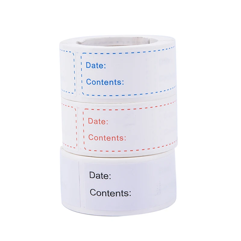 

150pcs/roll Removable Tags Easy Clean Date DIY Food Storage Home Kitchen Adhesive Refrigerator No Residue Freezer Label Stickers