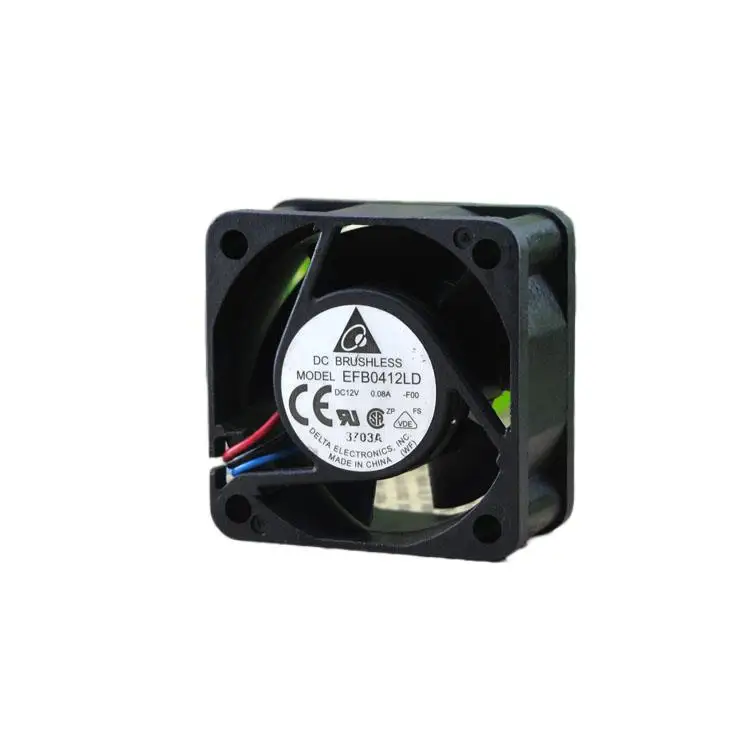 

Delta 12V 4CM Fan 1U Switch Fan 0.08A EFB0412LD 4020 Ultra-Quiet Fan