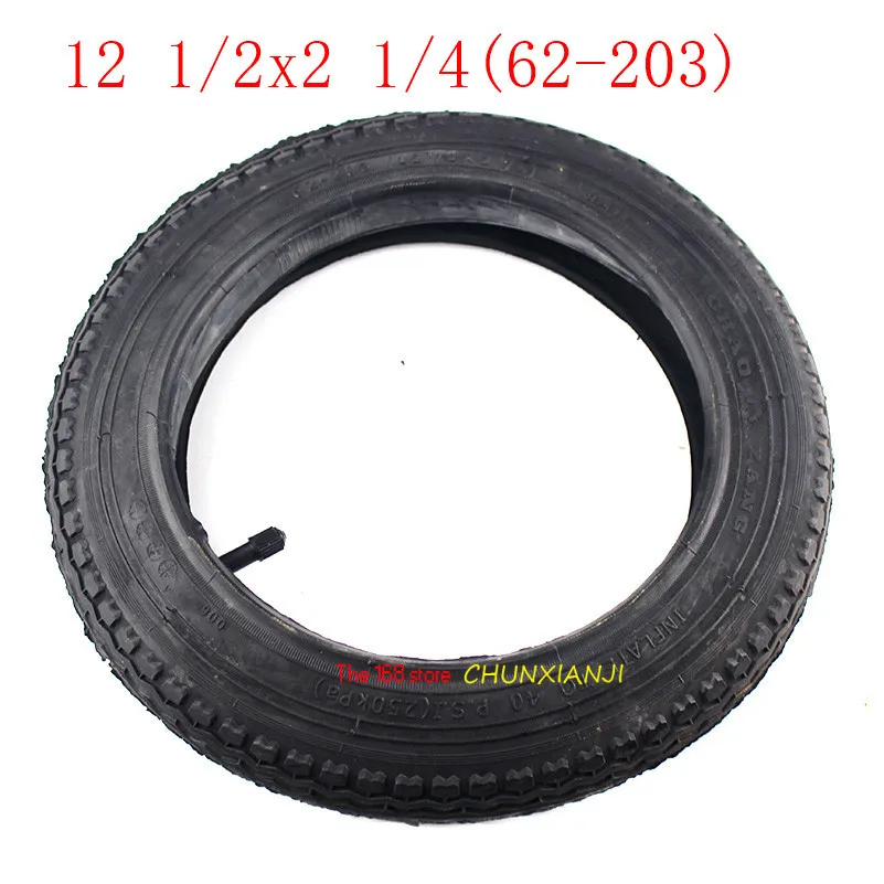 

Размер 12 1/2X2 1/4 (62-203) шина подходит для многих газовых электрических скутеров 12-дюймовая трубчатая шина для ST1201 ST1202 e-Bike 12 1/2*2 1/4
