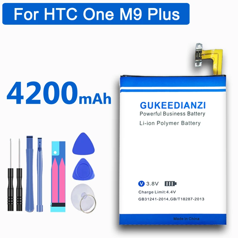 Аккумулятор GUKEEDIANZI BOPGE100 B0PGE100 для HTC ONE M9 + M9W One Plus M9pt Hima Ultra 4200 мАч внешний