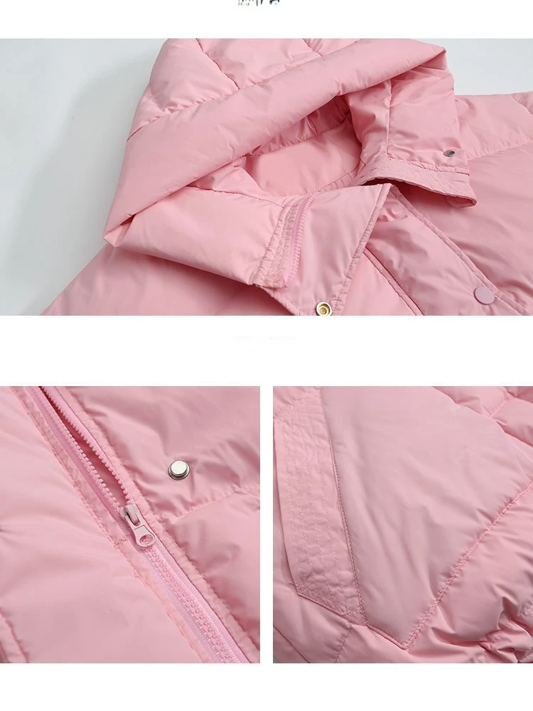 Куртка с хлопковой подкладкой зимние парки капюшоном женская теплая пуховая