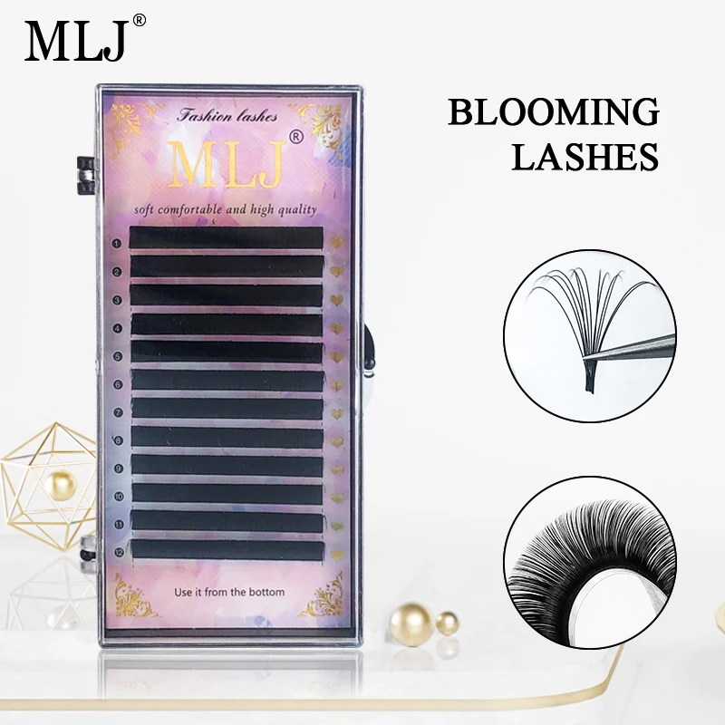 MLJ Easy Fan объемные ресницы J/B/C/D/LC/LD/L | Красота и здоровье