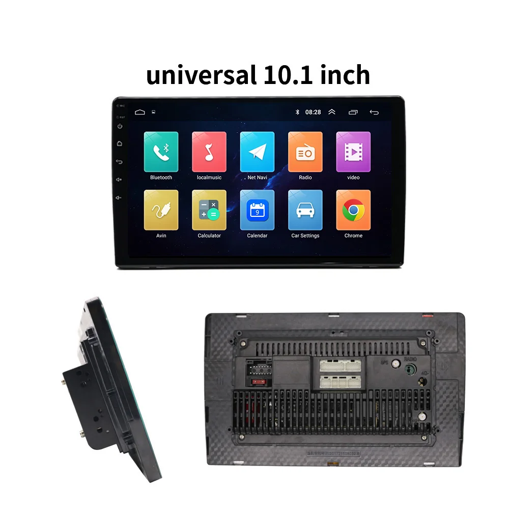 Автомобильный мультимедийный плеер Android 9 1 автомагнитола с GPS навигацией Din