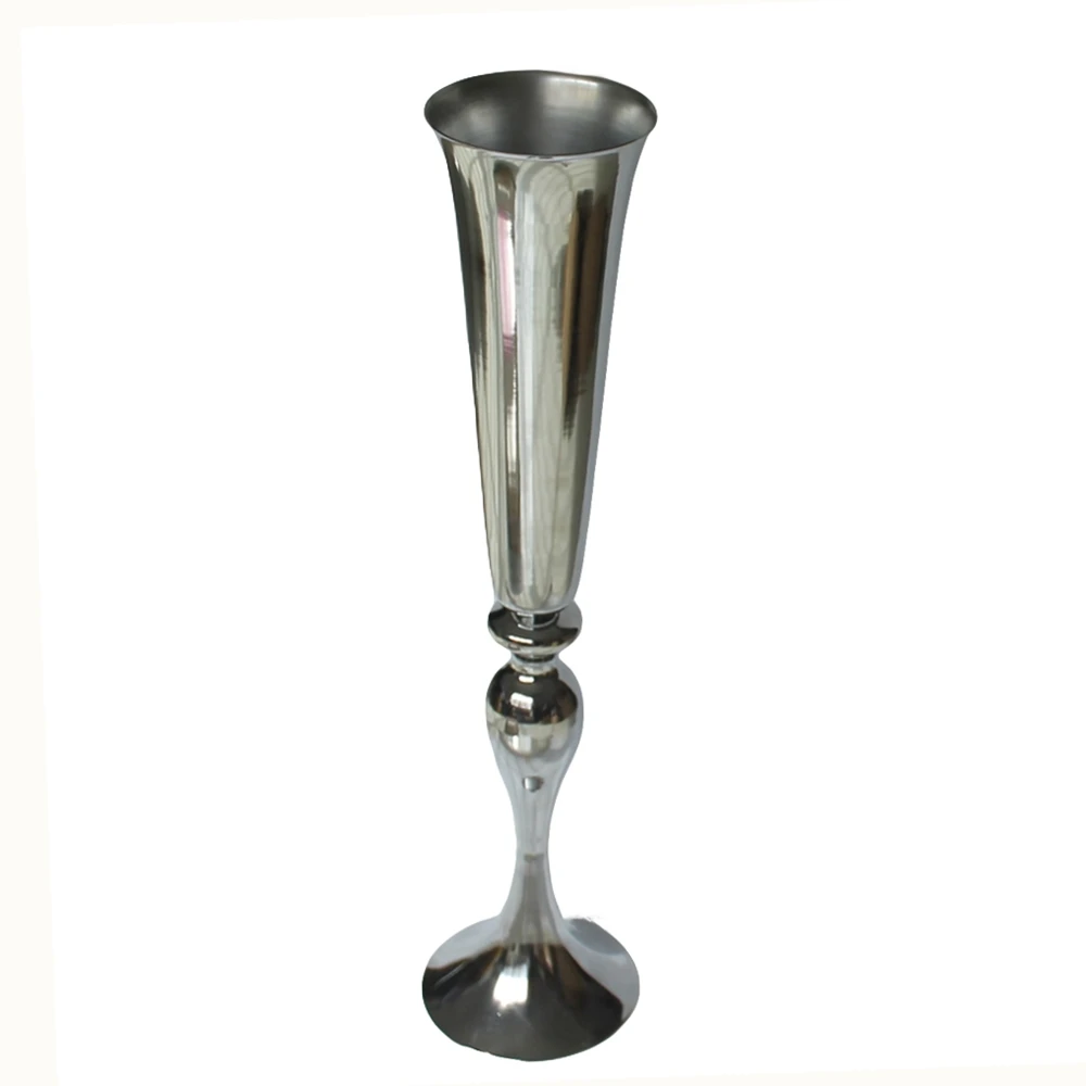 

74cm Height Gold/ Silver Vases Metal Candle Holders Candle Stand Wedding Centerpieces Event Flower Road Lead 10 pcs/ lot