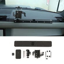 For Land Rover Defender 110 2020-2021 Interior Dashboard Aluminum Alloy Mobile Phone Holder Navigation Bracket Auto parts