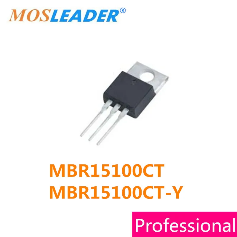 

Mosleader MBR15100CT MBR15100CT-Y TO220 50PCS MBR15100 MBR15100C 15A 100V High quality