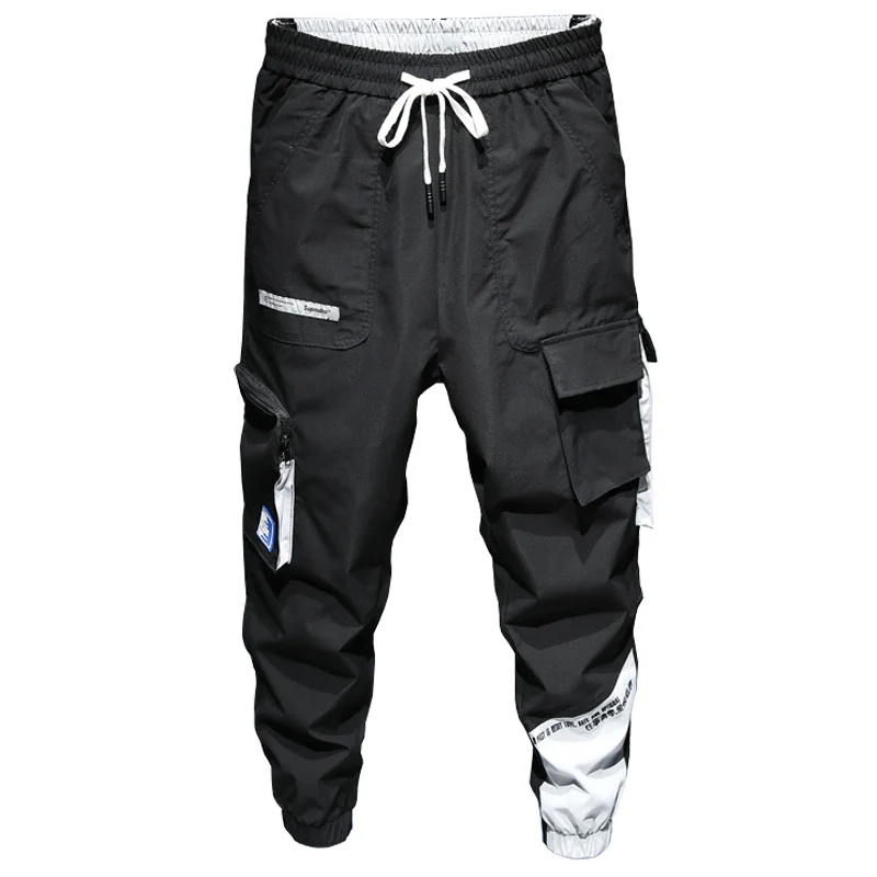 Зимние мужские штаны брюки карго спортивные свободные забавные уличная мода