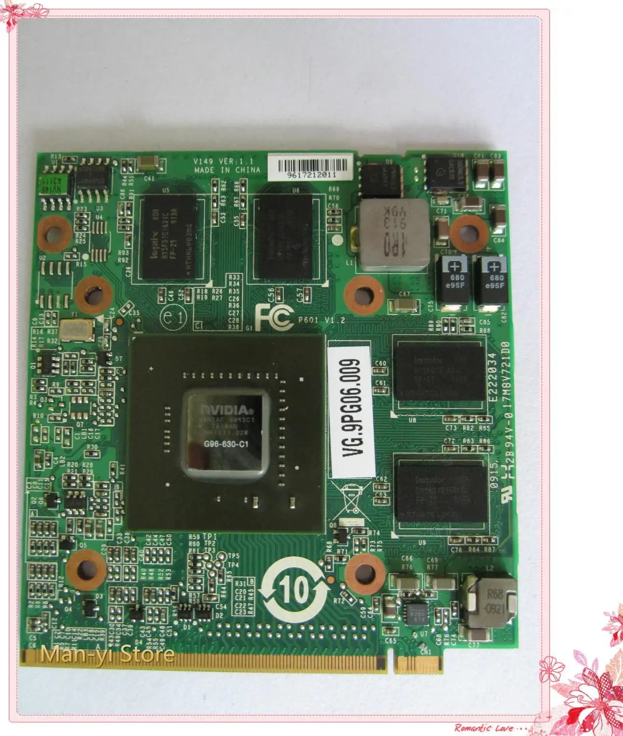 Kai-Full 100% Новинка 9600M GT MXM II,DDR2,512 МБ VGA-карта G96-630-C1 VG.9PG06.009 Kai-Full 100% Новинка 9600M GT MXM II,DDR2,512 МБ VGA-карта G96-630-C1 VG.9PG06.009