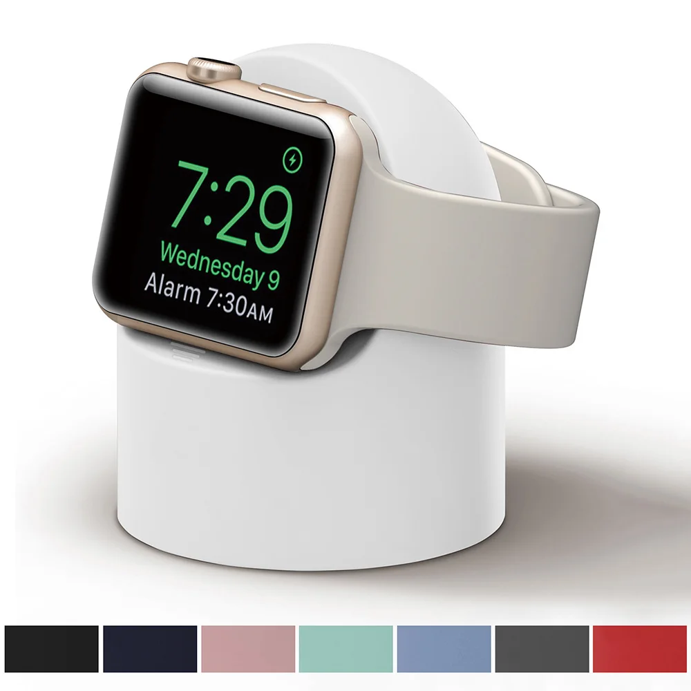 Estaci&oacute;n de carga para Apple Watch, accesorios de 44mm, 40mm, 45mm, 41mm, 42mm y 38mm para iWatch, soporte de carga para Apple watch 7 6 5 4 3 se-0