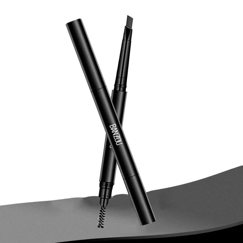 Водонепроницаемый стерео карандаш для бровей с двойной головкой устойчивый к