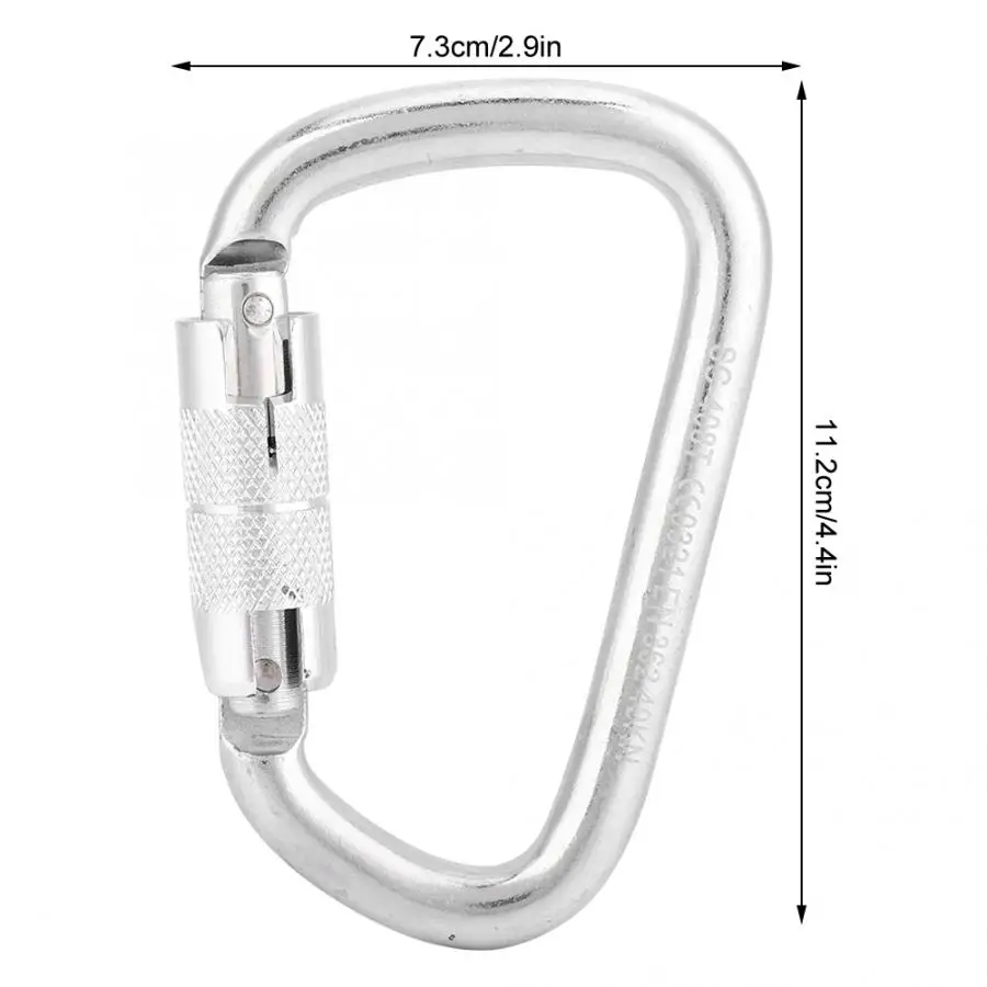 Профессиональный безопасный карабин для скалолазания с автоматической