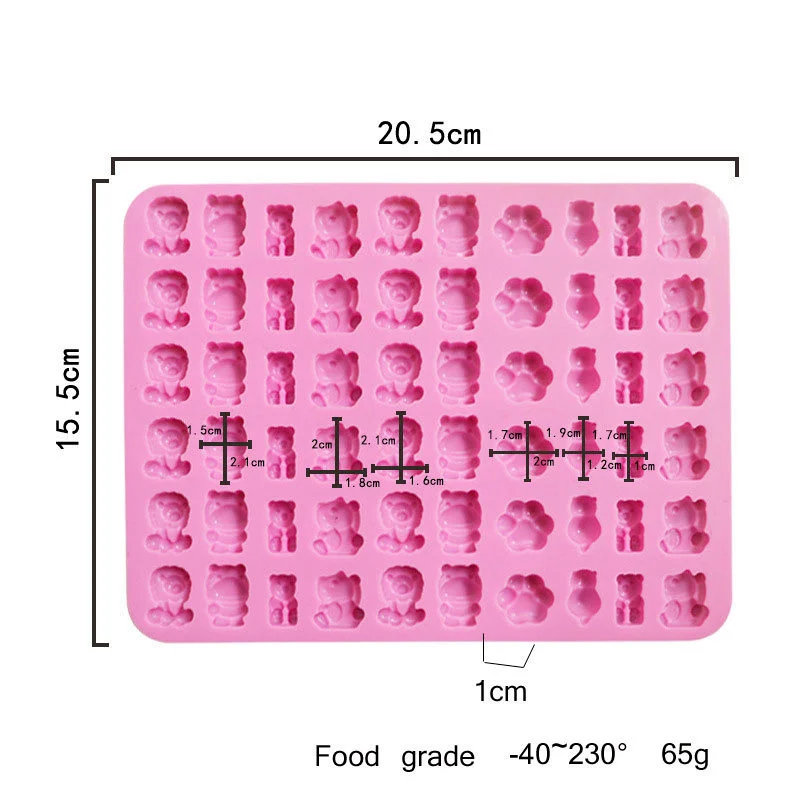 Силиконовая 3D форма легко растягивающаяся для шоколада устойчивая к царапинам