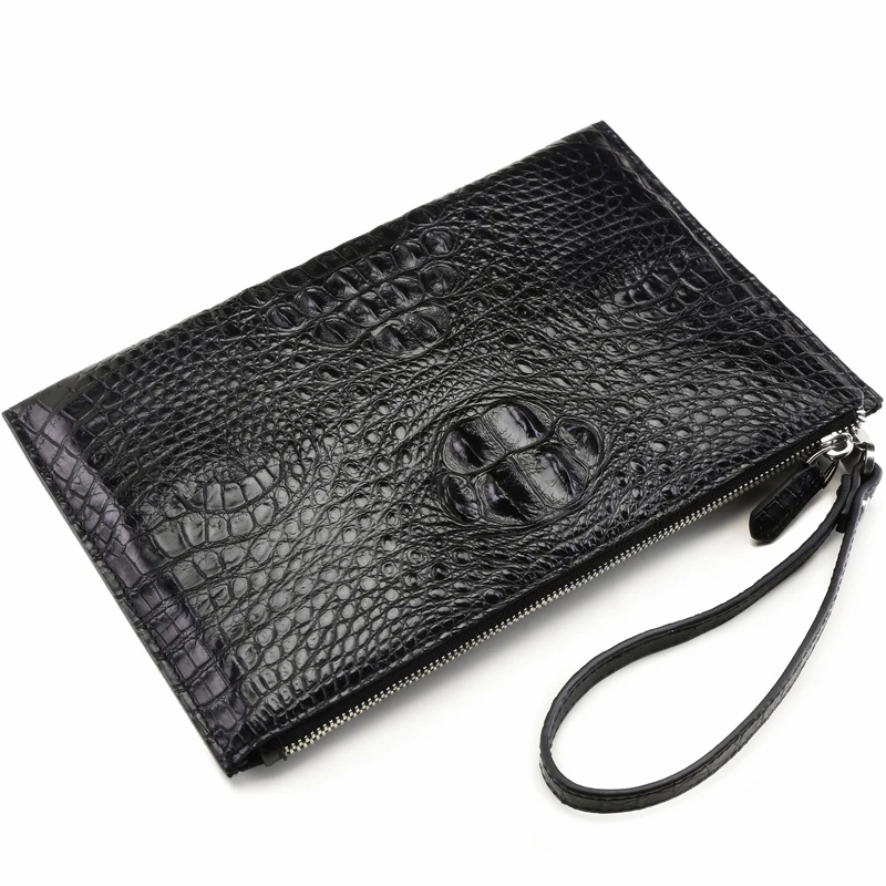 

Мужской клатч из крокодиловой кожи ejue, удобная вместительная сумка-конверт, Модный ручной клатч для мужчин