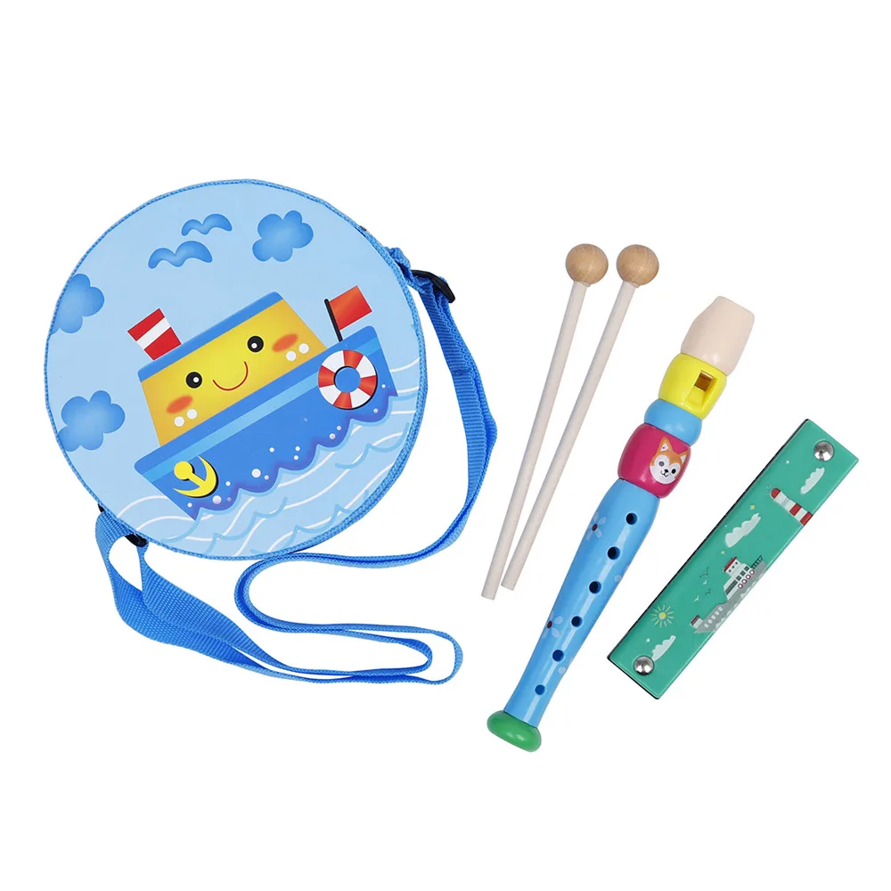 Набор музыкальных игрушек ударный инструмент Band Rhythm Kit 8 типов 13 шт. дошкольный