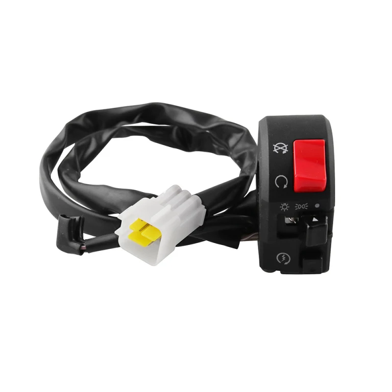 

A Pair Handlebar Controller Combination Switch 7/8" Motorcycle Handlebar Horn Button Turn Signal Fog Light Controller Switch New