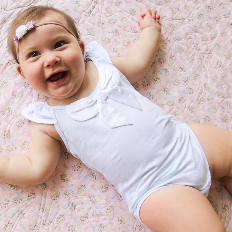 Летние детские комбинезоны многоцветный комбинезон с бантом и оборками на