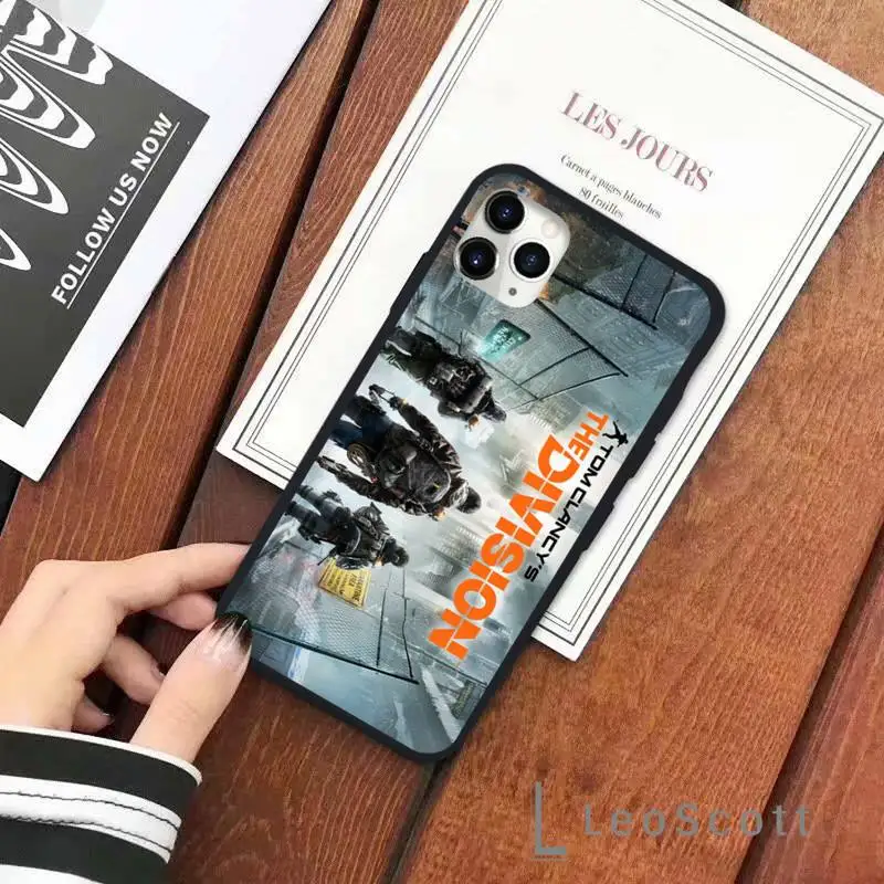 

TOM-CLANCY-S-THE-DIVISION Phone Case for iPhone 11 12 pro XS MAX 8 7 6 6S Plus X 5S SE 2020 XR Soft silicone