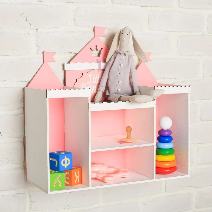 Shelf for dolls Castle 40 x 15 cm 4367378 Corner home Wall shelves storage Decor Decoration room Decorative Crafts Garden |
