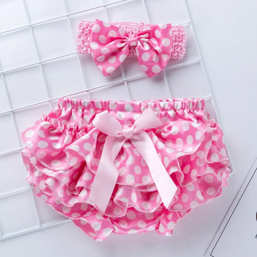 Комбинезон детский в горошек с повязкой на голову летняя Стильная хлопковая