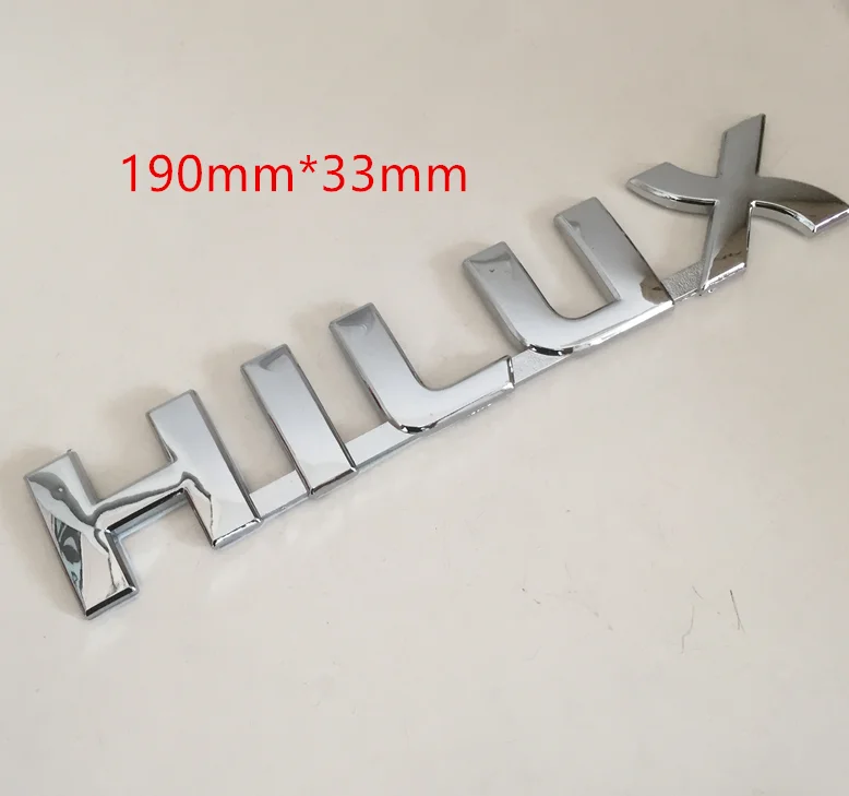 1 шт. 3D ABS vitz VVTI D4D HILUX HIACE COROLLA Автомобильная буква задний хвост фотоэмблема значок