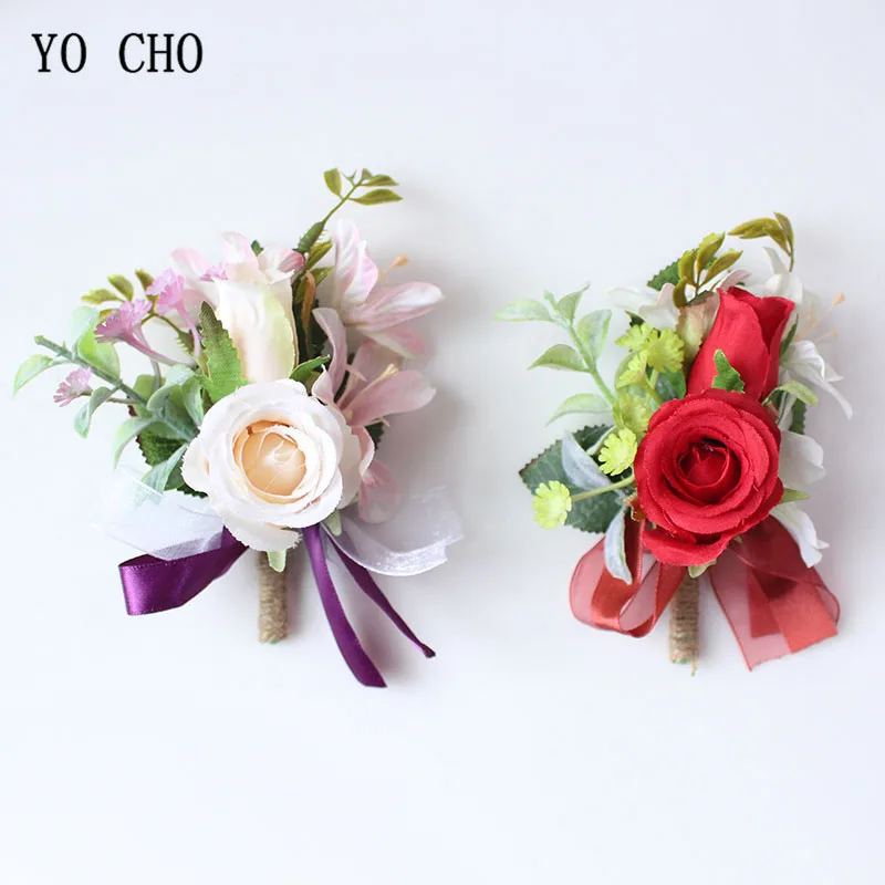 Оптовая продажа дешевые искусственные цветы украшение для подружек невесты