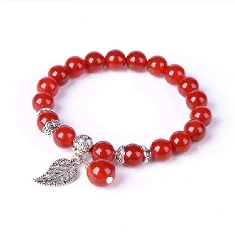 Ювелирные изделия для девочек украшения из бисера в виде натуральных красных