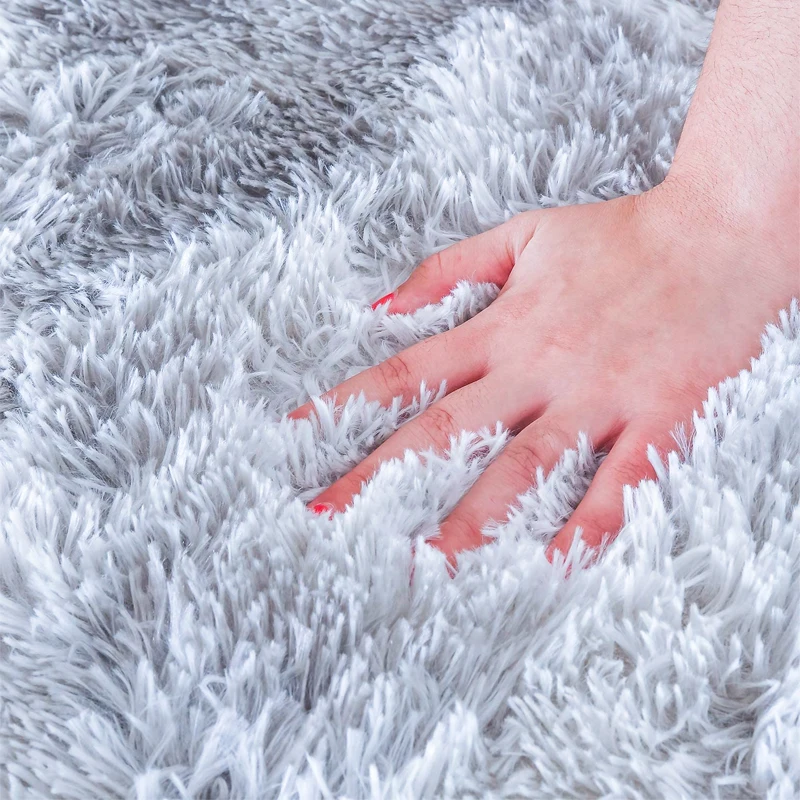 rainbow carpets for living room tie dyeing plush soft large carpets for bedroom anti slip floor mats fluffy kids room carpet rug free global shipping