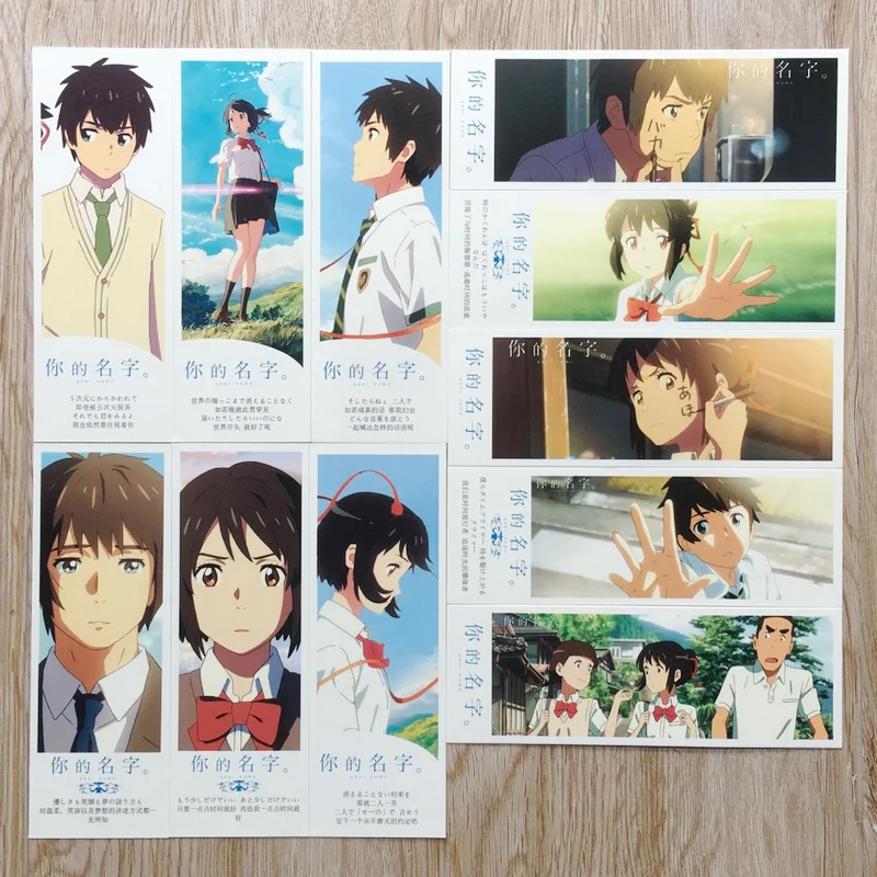 36 шт./компл. новые киминонава ваше имя аниме бумажные закладки канцелярские