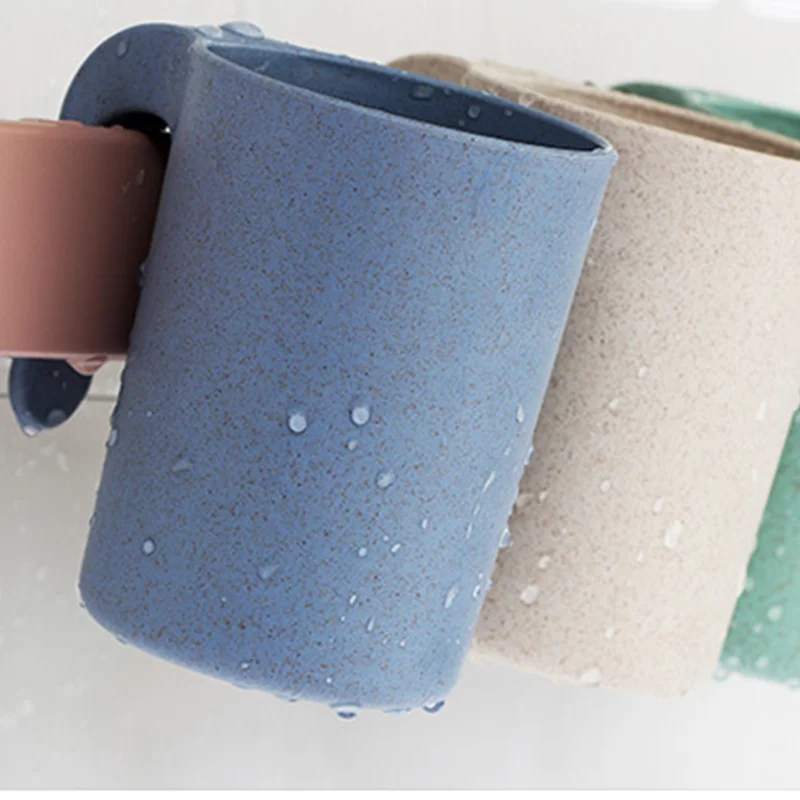 10 шт./компл. чашка для зубной щетки простая одноцветная круглая пара полоскания