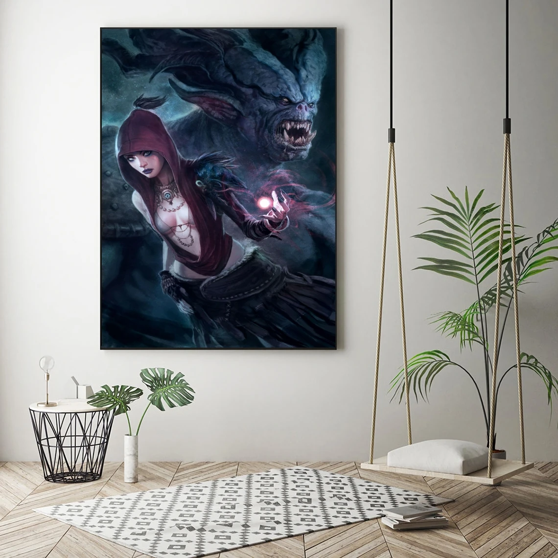 Dragon Age Origins Game Poster Art Canvas Prints Home Decoration Wall Painting (No Frame) | &amp Calligraphy