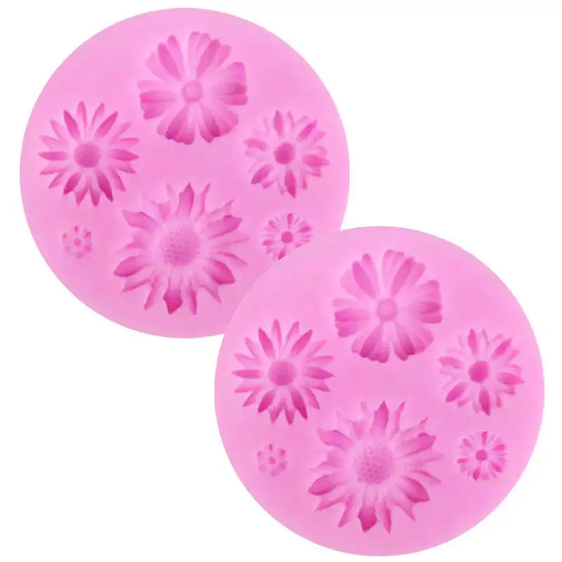 Mould Mold Flower Cake Decorating 3D DIY Chocolate Sugarcraft Fondant Silicone mold | Дом и сад