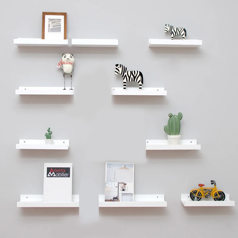 Настенная деревянная настенная полка деревенская декоративная стеллаж для